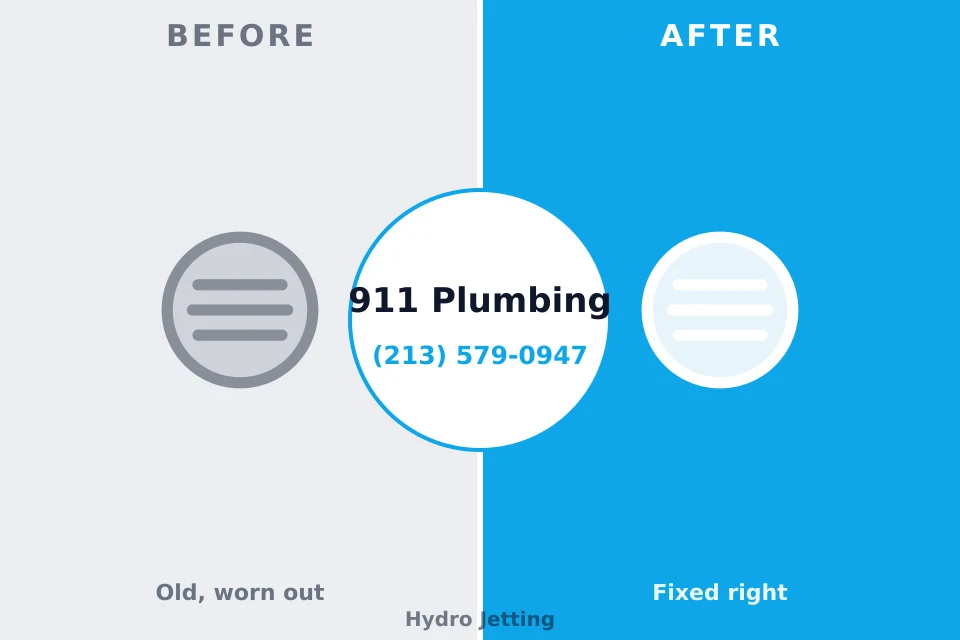 Before and after: plumbing repair Brooklyn, IA